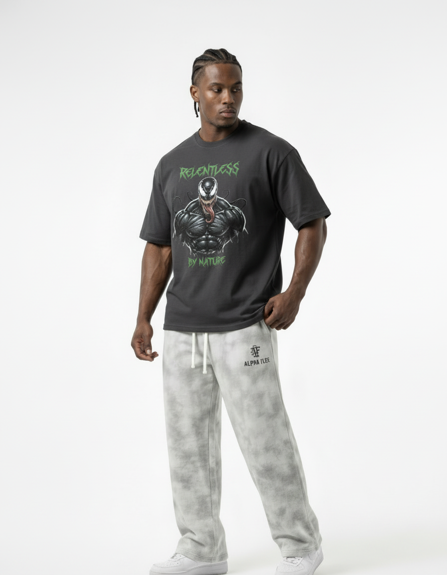 Relentless Washed Oversized T-Shirt